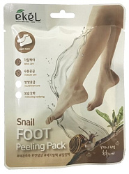 Пилинг-носочки с муцином улитки 40 г EKEL Snail FOOT Peeling Pack