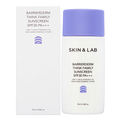 Крем солнцезащитный70мл SKIN&LAB Barrierderm Think Family Sunscreen