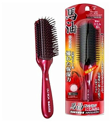 Щетка для укладки с маслом камелии японской - Ikemoto Tsubaki oil styling hair brush, 1шт