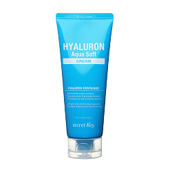 Крем для лица с гиалуроновой кислотой - Secret Key Hyaluron aqua soft cream, 150г