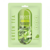 Маска тканевая для лица с экстрактом зелёного чая - JIGOTT GREEN TEA REAL AMPOULE MASK