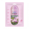 Маска для лица тканевая с экстрактом лотоса 27мл JIGOTT LOTUS REAL AMPOULE MASK