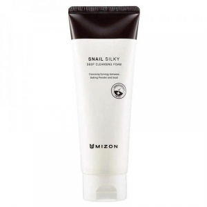 Пенка глубоко очищающая для умывания с муцином улитки 150мл MIZON SNAIL SILKY DEEP CLEANSING FOAM