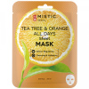 Маска тканевая для лица с экстрактами чайного дерева и апельсина 24мл MISTIC TEA TREE & ORANGE ALL D