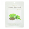 Маска для лица тканевая с экстрактом зеленого чая 25г FOODAHOLIC NATURE SKIN MASK #GREEN TEA