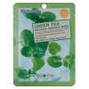 Маска для лица с экстрактом зеленого чая 23г FOODAHOLIC NATURAL ESSENCE MASK #GREEN TEA 3D