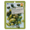 Маска для лица с экстрактом оливы 23г FOODAHOLIC NATURAL ESSENCE MASK #OLIVE 3D