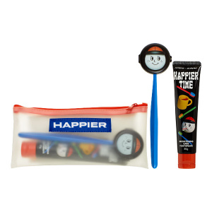 Дорожный набор для полости рта отбеливающий 1шт oh,lollyday X Dentique Travel Kit - Brighteni lollyd