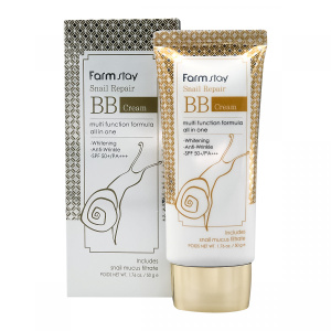 ВВ крем восстанавливающий с улиточным муцином 50г FarmStay Snail Repair BB Cream SPF50+/PA+++