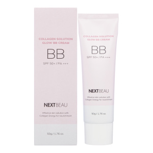 ББ крем омолаживающий с гидрол NEXTBEAU Collagen Solution Glow BB Cream SPF 50+/PA+++ 01 Light Beige