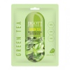 Маска тканевая для лица с экстрактом зелёного чая - JIGOTT GREEN TEA REAL AMPOULE MASK
