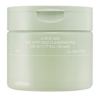 Пэды для борьбы с несовершенствами кожи - Celimax Jiwoogae cica BHA blemish toner pad, 60шт