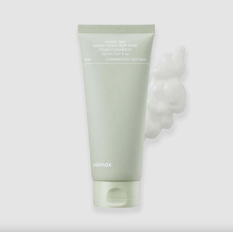 Пенка для глубокого очищения с содой - Celimax Jiwoogae baking soda deep pore foam cleansing,150мл