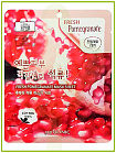 Маска для лица тканевая с экстрактом граната 23мл 3W CLINIC Fresh Pomegranate Mask Sheet