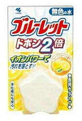 Таблетка для унитаза и дезодорирующая с ароматом грейпфрута - Kobayashi Bluelet grapefruit, 120г