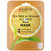 Маска тканевая для лица с экстрактами чайного дерева и апельсина 24мл MISTIC TEA TREE & ORANGE ALL D