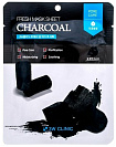 Маска для лица тканевая с древесным углем 23мл 3W CLINIC Fresh Charcoal Mask Sheet