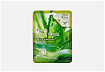 Маска для лица тканевая с алоэ - 3W Clinic Fresh aloe mask sheet, 23мл