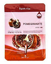 Маска тканевая для лица с натуральным экстрактом граната - FarmStay Visible difference pomegranate m