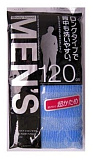 Мочалка массажная мужская жесткая, 28*120см, синяя в полоску - Aisen Men's skin texture, 1шт