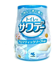 Дезодорант для туалета гелевый с ароматом лимона - Kobayashi Sawaday for toilet lemon, 140г
