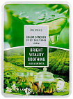 Маска для лица тканевая с экстрактом зелёного чая и алоэ DEOPROCE COLOR SYNERGY EFFECT SHEET MASK GR