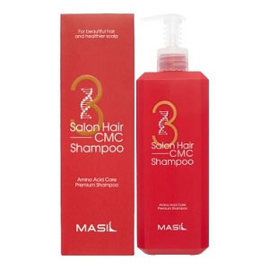 Шампунь для волос восстанавливающий с аминокислотами 500мл MASIL 3 SALON HAIR CMC SHAMPOO