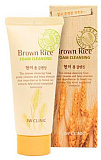 Пенка для умывания коричневый рис - 3W Clinic Cleansing foam brown rice, 100мл