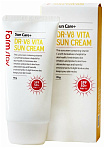 Крем солнцезащитный для лица с витаминным комплексом - FarmStay DR-V8 Vita Sun Cream SPF 50+ PA+++