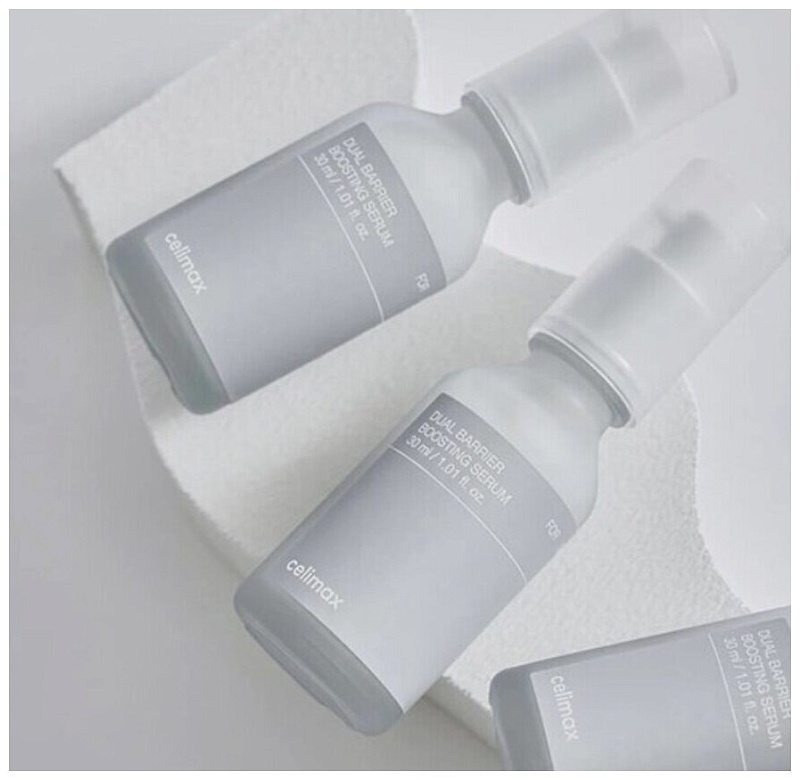 Сыворотка-бустер для лица увлажняющая с помпой-дозатором - Celimax Dual barrier boosting serum, 30мл