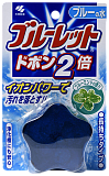 Таблетка для бачка унитаза дезодорирующая с ароматом мяты - Kobayashi Bluelet dobon mint, 60г