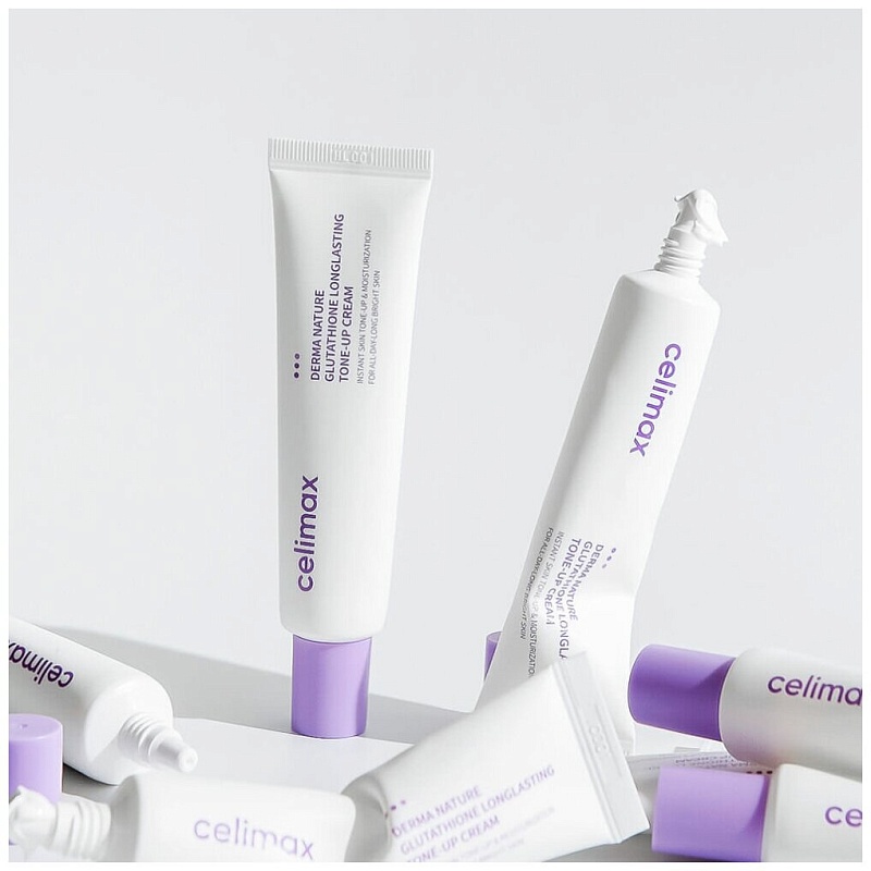 Крем для лица выравнивающий тон кожи - Celimax Glutathione longlasting tone-up cream, 35мл