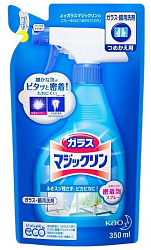 Спрей-пенка для очистки стекол, без запаха з/б - KAO Glass magiclean bubble spray, 350мл