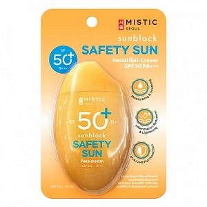 СОЛНЦЕЗАЩИТНЫЙ ГЕЛЬ-КРЕМ ДЛЯ ЛИЦА С УФ-ФИЛЬТРОМ SPF 50 PA+++,MISTIC SPF 50 PA+++,50 мл