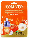 Маска для лица тканевая с экстрактом томата 25мл EKEL Tomato Ultra Hydrating Essence Mask