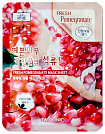 Маска для лица тканевая с экстрактом граната 23мл 3W CLINIC Fresh Pomegranate Mask Sheet