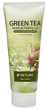 Гель-пилинг увлажняющий с экстрактом зеленого чая 180мл 3W CLINIC Green Tea Moisture Peeling Gel