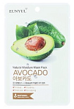 Маска тканевая для лица с экстрактом авокадо - Eunyul Natural mosture mask pack avocado, 22мл