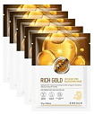 Маска тканевая для лица с 24 K золотом - EnoughPremium rich gold intensive pro nourishing mask, 25мл