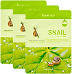Маска для лица тканевая с муцином улитки 23мл FarmStay Visible Difference Mask Sheet Snail