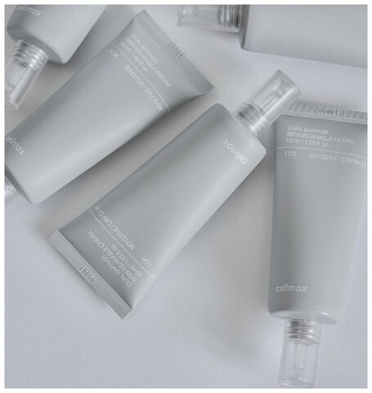 Крем для восстановления защитного барьера кожи - Celimax Dual barrier skin wearable cream, 50мл