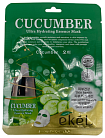 Маска для лица тканевая с экстрактом огурца 25мл EKEL Cucumber Ultra Hydrating Essence Mask