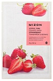 Маска для лица тканевая с экстрактом клубники 23г MIZON Joyful Time Essence Mask Strawberry