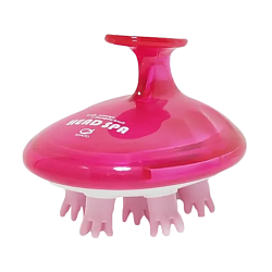 Массажная щетка для кожи головы, розовая - Ikemoto Head spa brush, 1шт