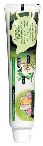 Паста зубная «восточный чай» - KeraSys Dental clinic 2080 chungeun cha gum, 130г