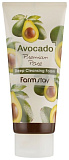 Пенка очищающая с экстрактом авокадо 180мл FarmStay Avocado Premium Pore Deep Cleansing Foam