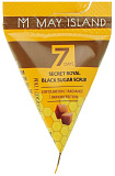 Скраб для лица с порошком черного сахара - May Island Sugar scrub, 5г*12шт