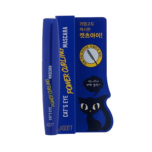 Тушь для ресниц подкручивающая 12г JIGOTT Cat`s Eye Power Curling Mascara