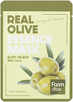 Маска тканевая для лица с экстрактом оливы - FarmStay Real olive essence mask, 23мл