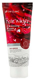 Пенка увлажняющая с розовой водой 100мл 3W CLINIC Rose Water Cleansing Foam